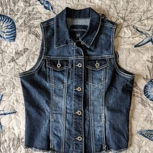 Maurices Denim Vest - M
